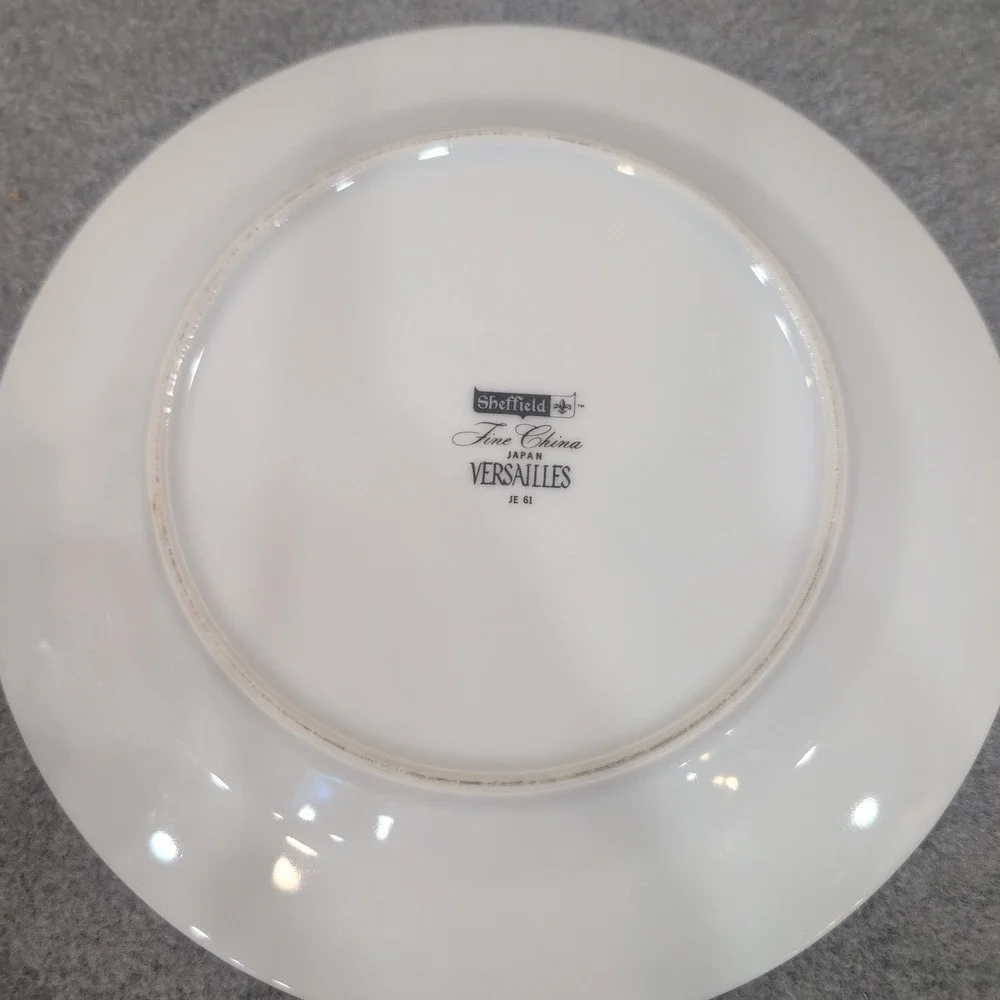 Sheffield Versailles Fine China Demitasse Cup and Saucer Set Japan 1970 JE 60 61 - Picture 7 of 7